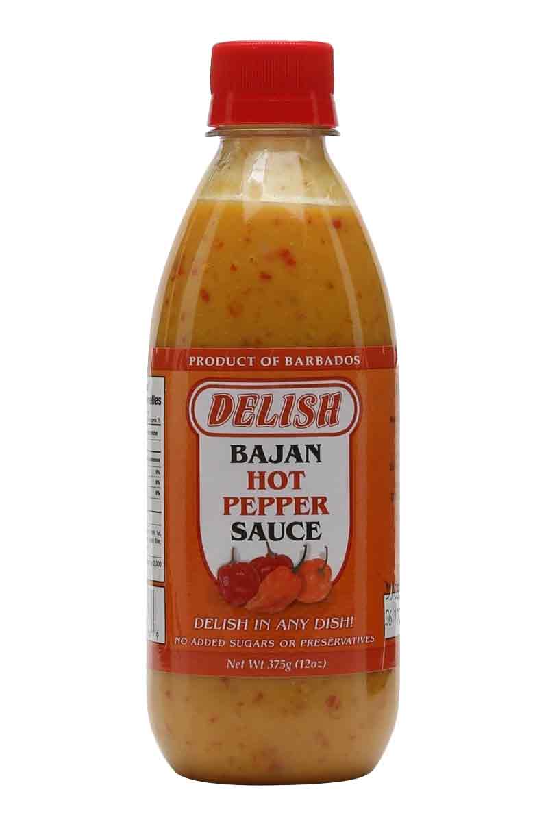 Delish Bajan Hot Pepper Sauce 375ml