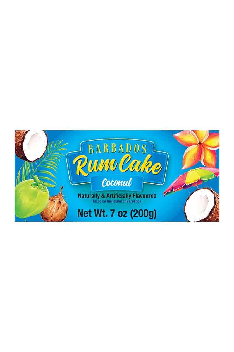 Bajan Cakes Barbados Rum Cake Coconut Flavour