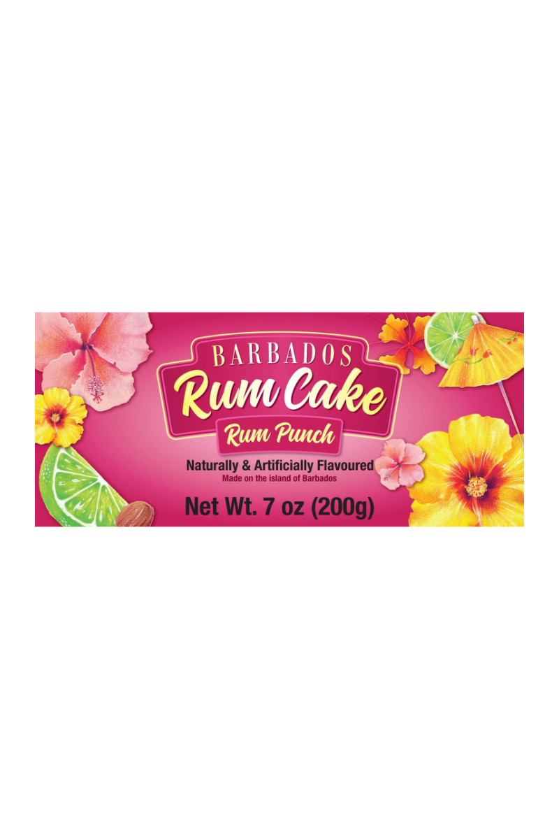 Barbados Rum Cakes Rum Punch Flavour 200g