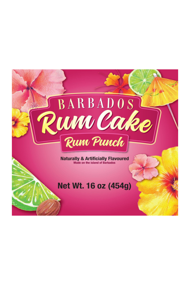 Barbados Rum Cakes Rum Punch Flavour Cake 454g