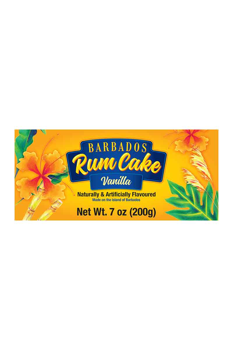 Barbados Rum Cake Vanilla Flavour 200g