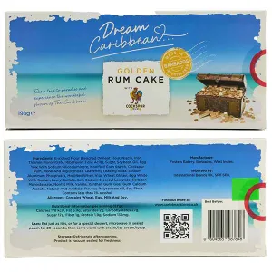 Dream Caribbean Golden Rum Cake 198g