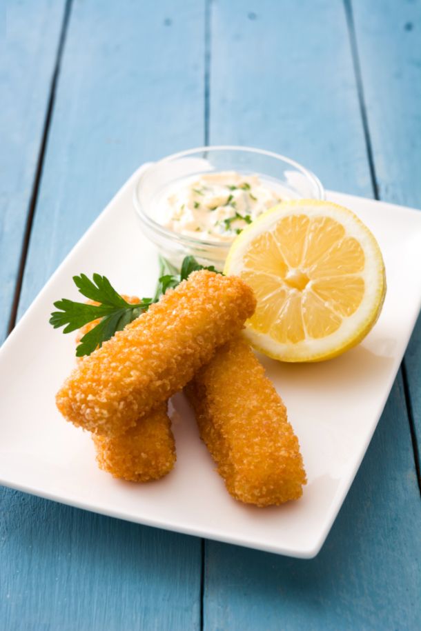 Caribbean Style Fish Fingers with Pepper Jelly
