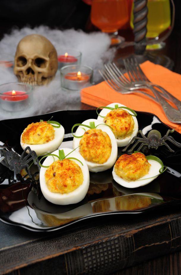 Caribbean Deviled Eggs
